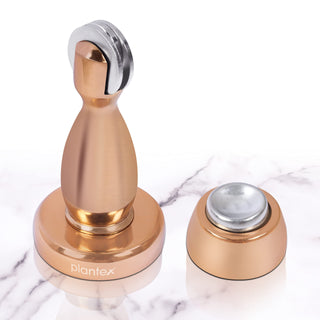 Plantex Magnetic Door Stopper for Home/ 360 Degree Magnet Door Catcher/Door Holder for Main Door/Bedroom/Office and Hotel Door - Pack of 8 (4 inch, Rose Gold)