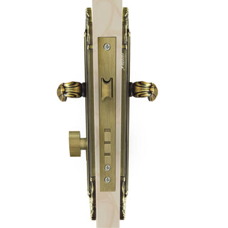 Plantex Door Lock 597 7 Inch Handle Lock for Door 3 Keys/Mortise Lock for Home Office Hotel (Brass Antique)