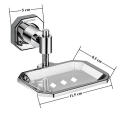 Plantex 304 Grade Stainless Steel Bathroom Soap Case/Soap Holder/Bathroom Accessories - Nipron (Chrome)