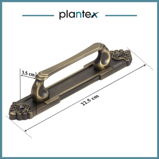 Plantex Cabinet Door Handle/8 Inch Wardrobe Door Handle/Door Pull-Push/Sliding Handle for Cupboard/Drawer – Pack of 1 (294, Brass Antique Finish)