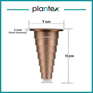 Plantex Heavy Duty Stainless Steel 4 inch Sofa Leg/Bed Furniture Leg Pair for Home/Furniture Sofa Legs for Table/Sofa Support Legs/Sofa Furniture Leg (Rose Gold) Set of 4 Pcs