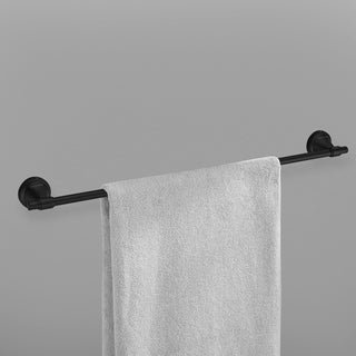 Plantex 304 Grade Stainless Steel Towel Hanger/Holder Stand/Bathroom Accessories - Niko (Black)