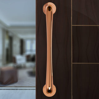 Plantex Polo 14-IInch Pull Handle For Glass/Wooden And Metal Doors (Rich Rose Gold Finish - Big)