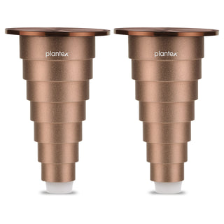 Plantex Heavy Duty Round 4 inch Spare Sofa Legs for Bed Furniture/Sofa Legs for Furniture Fitting/Table Legs/Sofa Leg Set of 2 pcs (Rose Gold)