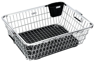 Plantex Dish Drainer Basket for Kitchen/Stainless-Steel Dish Drying Rack with Drainer/Plate Stand/Bartan Basket (Chrome)