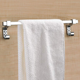 Plantex Stainless Steel Towel Hanger for Bathroom/Towel Rod/Bar/Bathroom Accessories (18 Inch-Chrome - 1005)