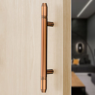 Plantex Main Door Handle/Door & Home Decore/14 Inch Main Door Handle/Pull-Push Handle - Pack of 1 (PVD Rose Gold)