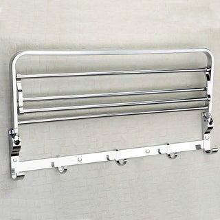 Plantex Royal Foldable Towel Rack for Bathroom – Stainless Steel & 1.5 Feet Long – Towel Stand/Towel Holder/Bathroom Accessories for Home