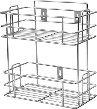 Plantex Stainless Steel Multipurpose Detergent Holder/Bathroom Rack/Shelf/Bathroom Accessories (Chrome)