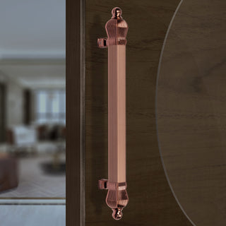 Plantex Taj Heavy Duty Door Handle/Main Door Handle/Main Door Handle 17-inches/Pull Push Door Handle for Main Door - Pack of 1 (319-PVD Rose Gold Finish) - 3 Years Warranty