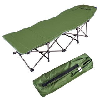 Plantex Portable Extra Strong Camping Folding Beds with Head Support for Adult, Hiking, Camping, Backpacking, Travel, Outdoor & Indoor