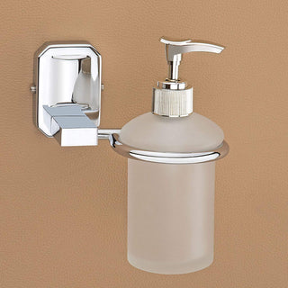 Plantex Stainless Steel 304 Grade Cute Liquid Soap Dispenser/Shampoo Dispenser/Hand Wash Dispenser/Bathroom Accessories(Chrome) - Pack of 2