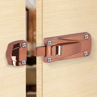 Plantex Heavy Duty Door Stopper/Door Latch for Main Door/Door Lock for Home and Office Doors - Pack of 1 (205 - Rose Gold)