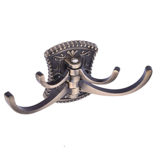 Plantex Antique Robe Hook/Cloth-Towel Hanger/Door Hanger-Hook/Bathroom Accessories - 225 - (Brass)