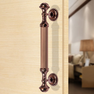 Plantex Heavy Duty Door Handle/Door & Home Decor/15-inches Main Door Handle/Door Pull Push Handle - Pack of 1 (320-PVD Rose Gold Finish)