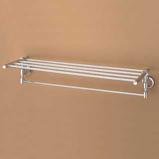 Plantex Stainless Steel 304 Grade Niko Towel Rack for Bathroom/Towel Stand/Hanger/Bathroom Accessories (18 Inch-Chrome)