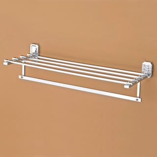 Plantex Stainless Steel 304 Grade Cute Towel Rack for Bathroom/Towel Stand/Hanger/Towel Bar for Bathroom Accessories (24 Inch-Chrome)