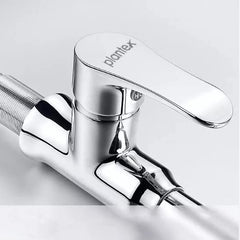 Plantex Designer Single Lever Sink Hot & Cold Water Mixer Pull Down Tap/ Kitchen Sink Faucet with Pull Out Sprayer Deck Mounted- Chrome Finish