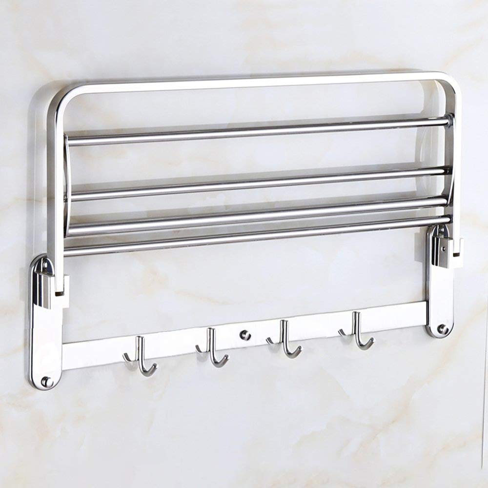 Stainless Steel 304 Grade Towel Rack for Bathroom Shelf Towel Bar