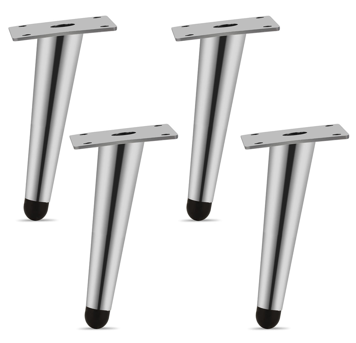 Plantex Smooth 6-inches Spare Sofa Legs for Bed Furniture – 6 Pcs