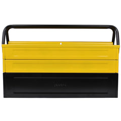 Plantex High Grade Metal Tool Box for Tools/Tool Kit Box for Home and Garage/Tool Box Without Tools-5 Compartment(Yellow & Black)