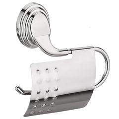 Plantex Platinum Stainless Steel 304 Grade Cubic Toilet Paper Roll Holder/Toilet Paper Holder in Bathroom/Kitchen/Bathroom Accessories(Chrome) - Pack of 2