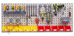 Plantex Metal Pegboard for Garages/Tool Organizer for Workshop/Tool Storage Board/Hanging Tool Pegboard – 120 x 45 cm