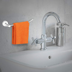 Plantex Brezza Stainless Steel Napkin Ring/Towel Ring/Napkin Holder/Towel Hanger/Bathroom Accessories (Chrome) - Pack of 1