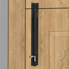 Plantex 12-inches Long Tower Bolt for Door/Windows/Wardrobe -Black (Pack of 2)